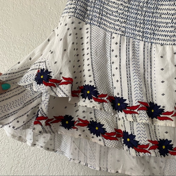 piper by townsen ruffle embriodered mini skirt - Picture 2 of 5